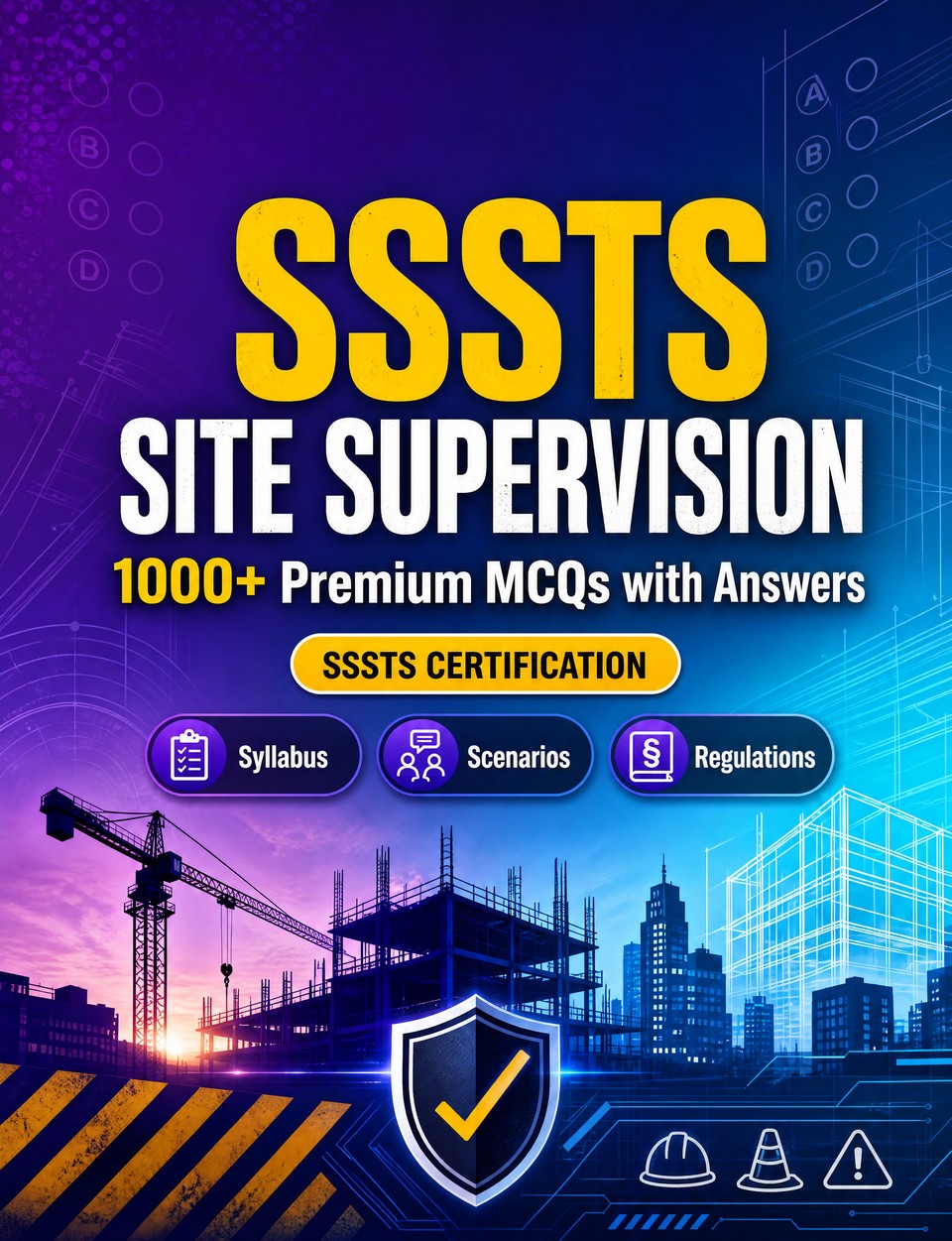 SSSTS Site Supervision 2026-2027 : 1000 MCQ with Answers SSSTS Site Supervision 2026-2027 : 1000 MCQ with Answers — Certification prep: MCQ Syllabus, Scenarios, Regulations, Professional standards and mock papers to pass